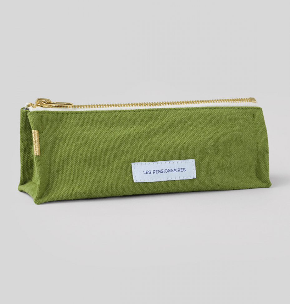 Organic Cotton Pencil Case - elsie green - Textiles