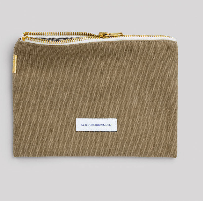 Organic Cotton Small Pouch - elsie green - Decor