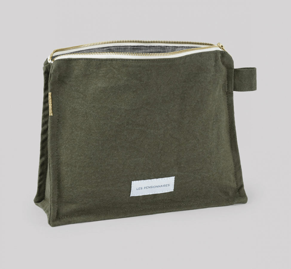 Organic Cotton Toiletry Bag - elsie green - Textiles