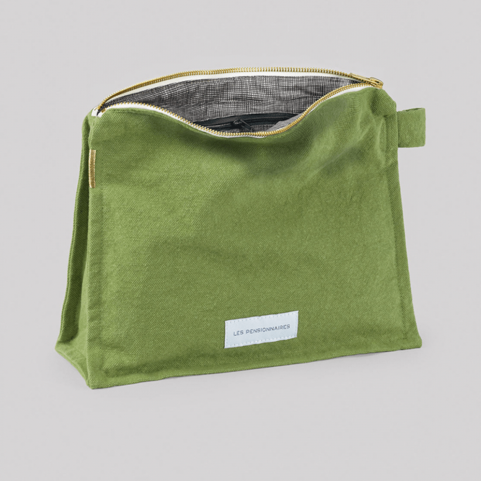 Organic Cotton Toiletry Bag - elsie green - Textiles