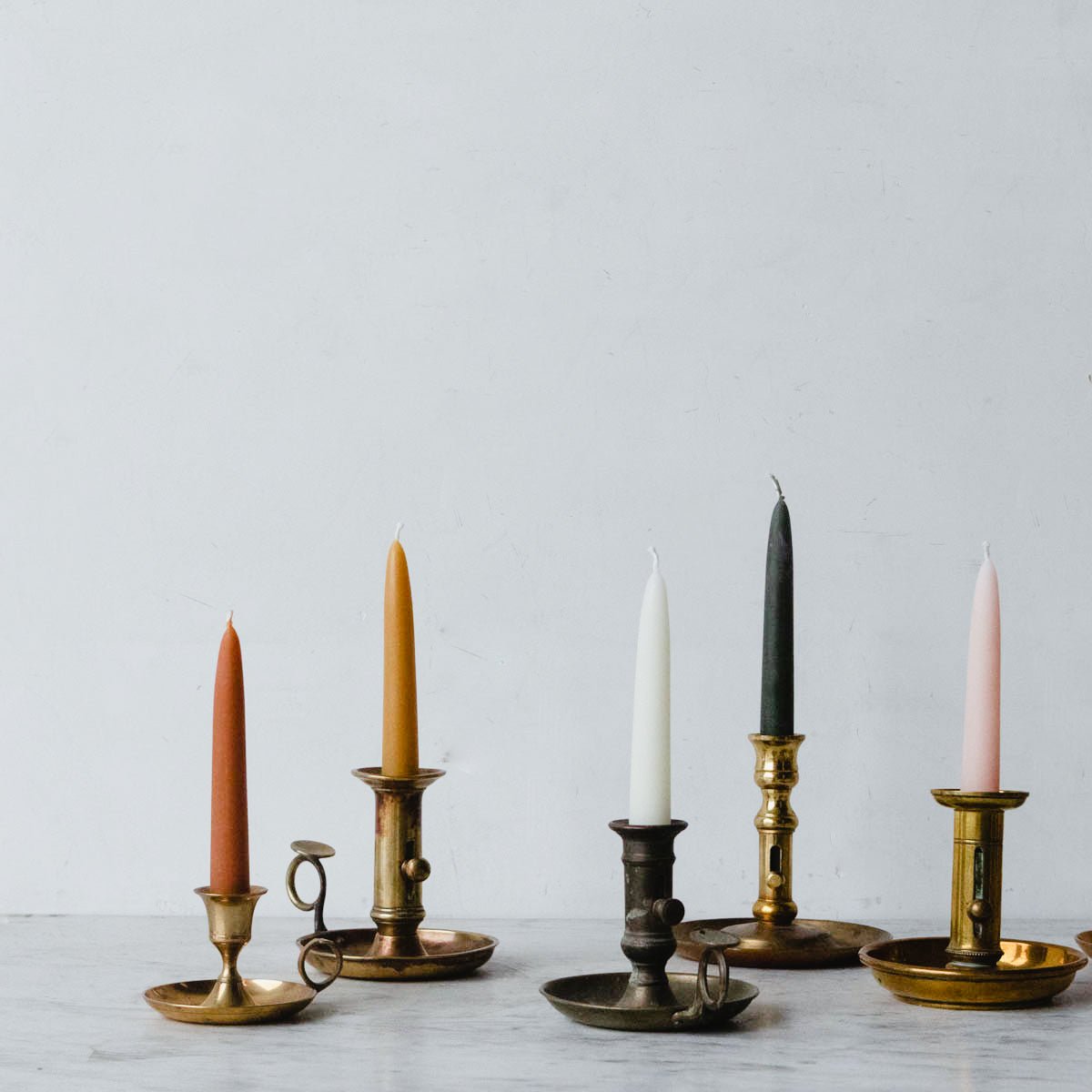 Pair of Every Day Beeswax Tapers - elsie green - Decor