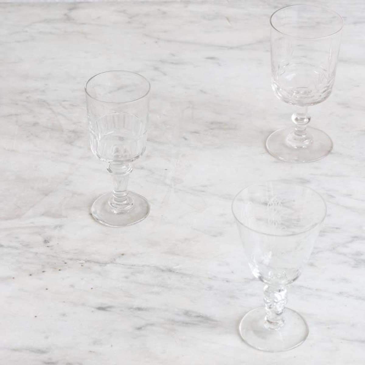 Pair of Glamorous Vintage Apero Glasses - elsie green - The French Kitchen