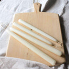 Pair of Natural Beeswax Tapers - elsie green - Decor