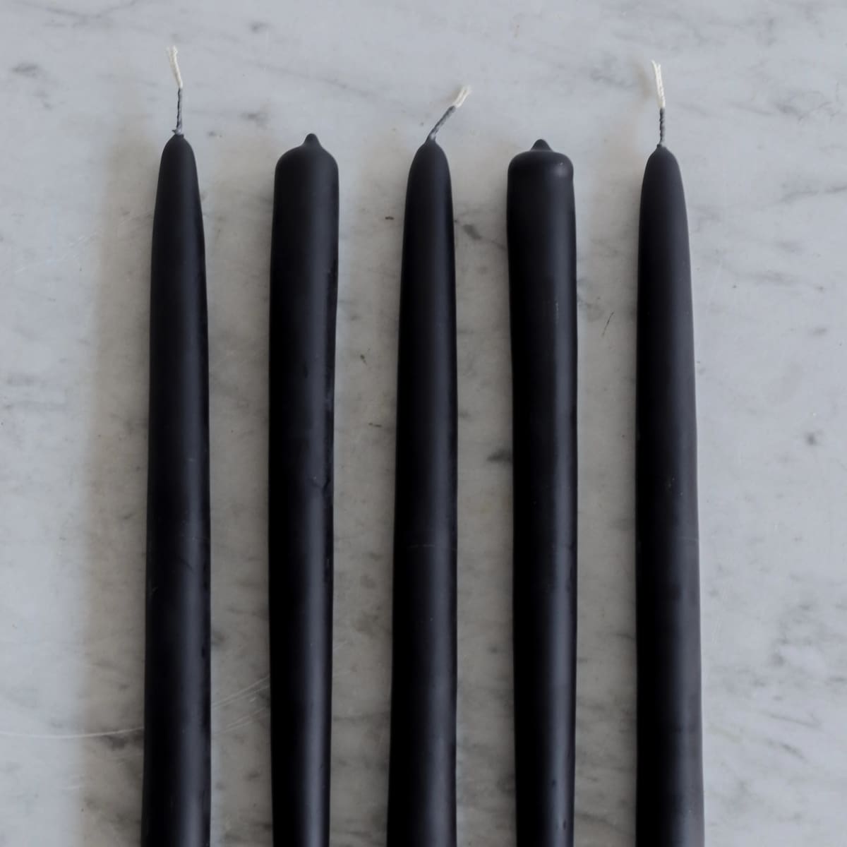Pair of Natural Beeswax Tapers - elsie green - Decor