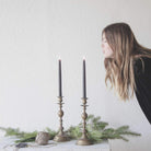 Pair of Natural Beeswax Tapers - elsie green - Decor