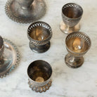 Pair of Silver Filigree Egg Cups - elsie green - The French Kitchen