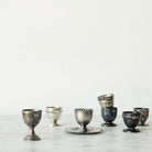 Pair of Silver Filigree Egg Cups - elsie green - The French Kitchen