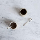 Pair of Stoneware Yogurt Pots - elsie green - The French Kitchen