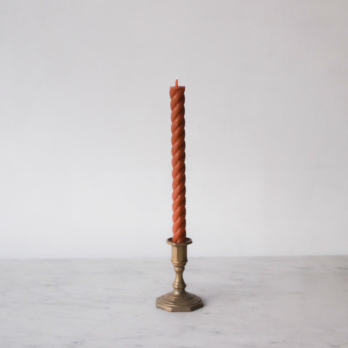 Pair of Twist Beeswax Tapers - elsie green - Decor