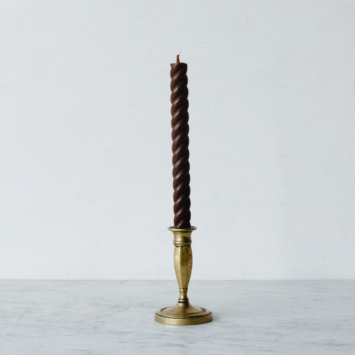Pair of Twist Beeswax Tapers - elsie green - Decor
