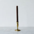 Pair of Twist Beeswax Tapers - elsie green - Decor