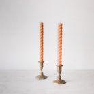Pair of Twist Beeswax Tapers - elsie green - Decor