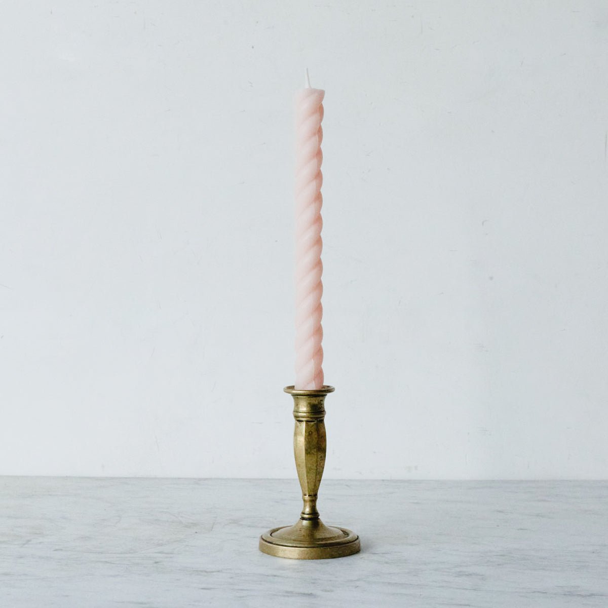 Pair of Twist Beeswax Tapers - elsie green - Decor