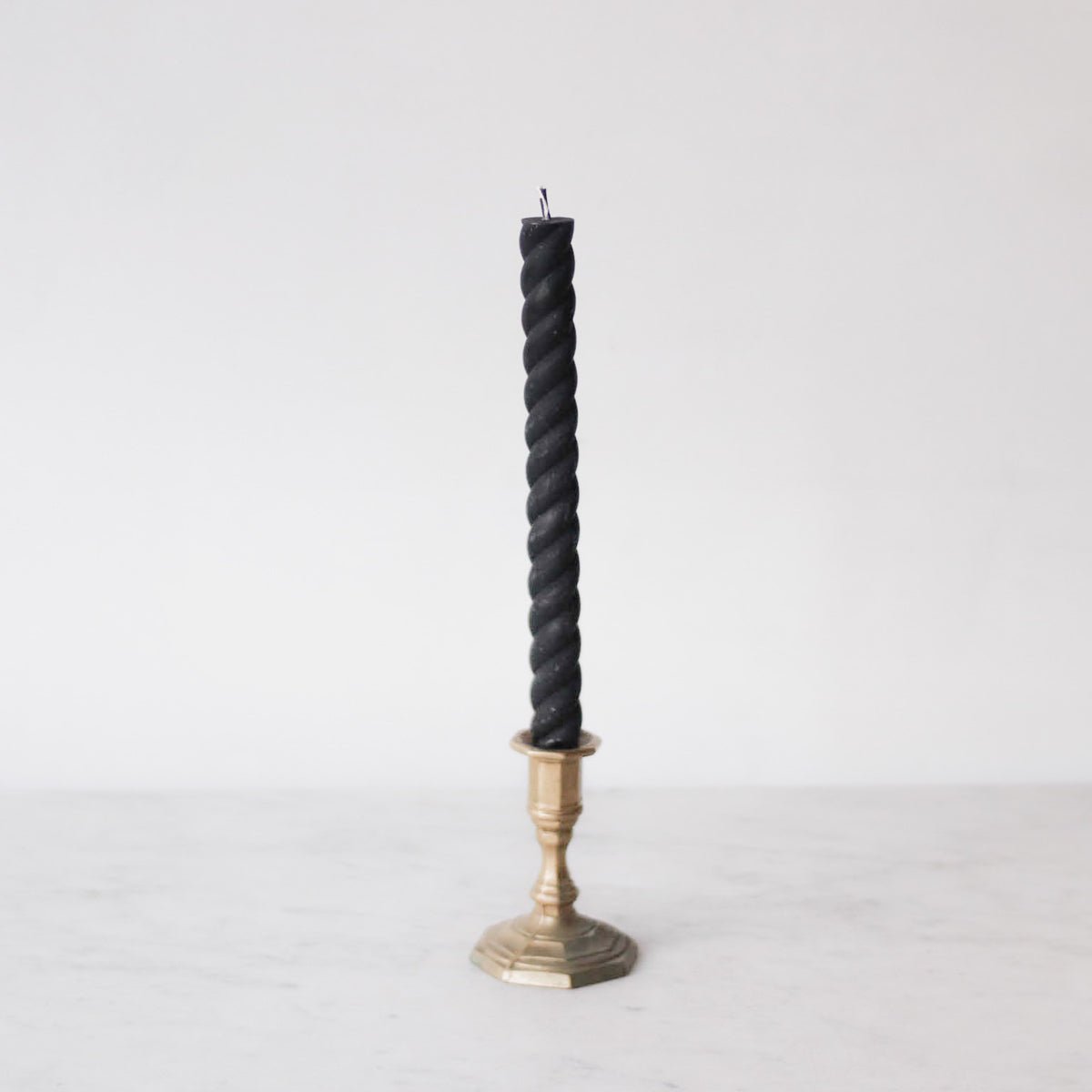 Pair of Twist Beeswax Tapers - elsie green - Decor