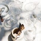 Pair of Vintage Etched Dessert Coupes - elsie green - The French Kitchen