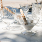Pair of Vintage Etched Dessert Coupes - elsie green - The French Kitchen