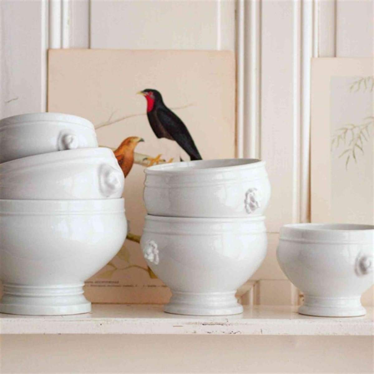 Pair Of Vintage Lion Bowls - elsie green - The French Kitchen