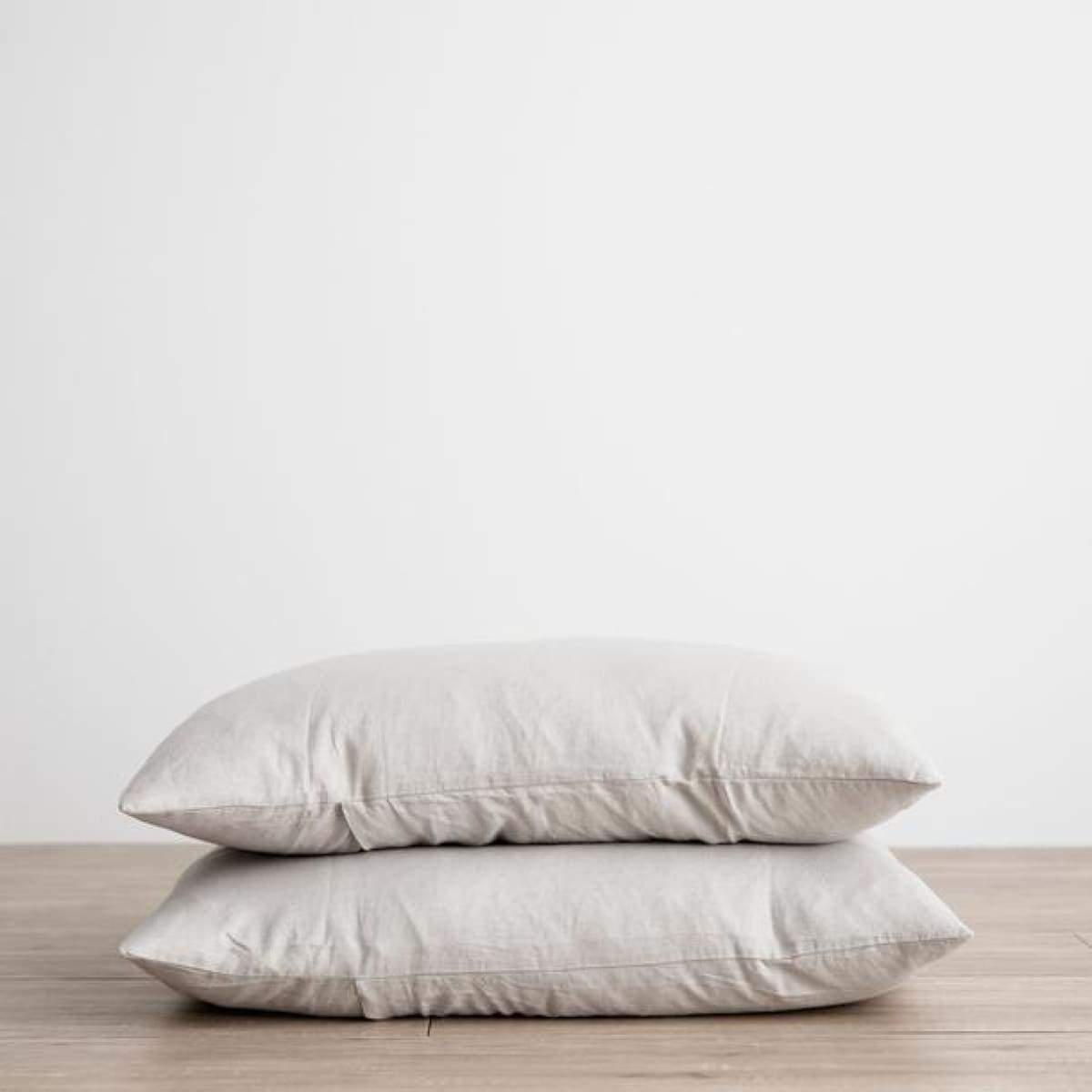 Pair of Washed Linen Euro Shams | Sale - elsie green - Textiles
