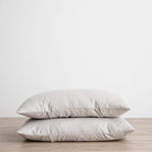 Pair of Washed Linen Euro Shams | Sale - elsie green - Textiles