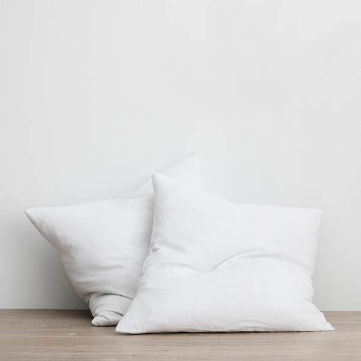 Pair of Washed Linen Euro Shams - elsie green - Textiles