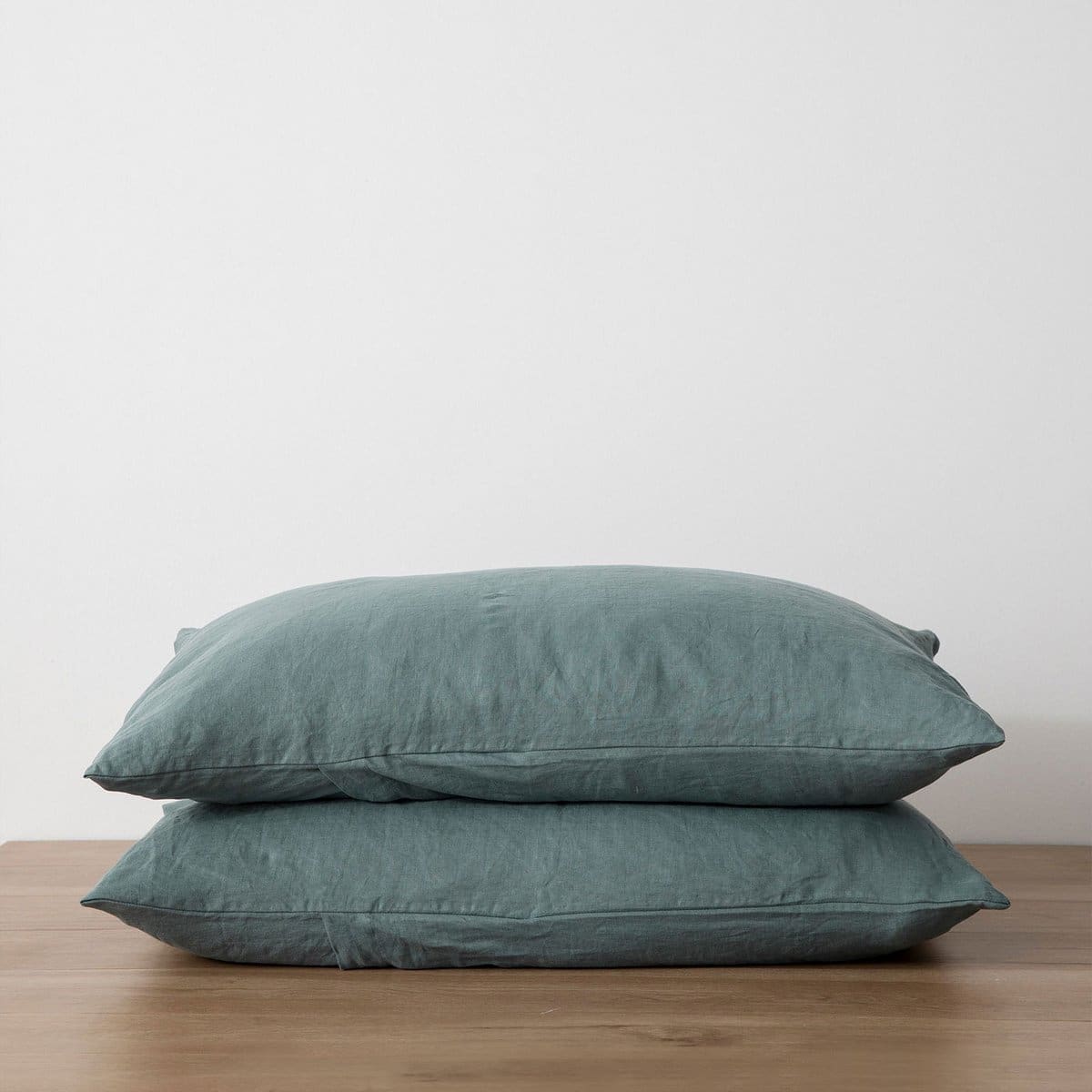 Pair of Washed Linen Pillowcases - elsie green - Textiles