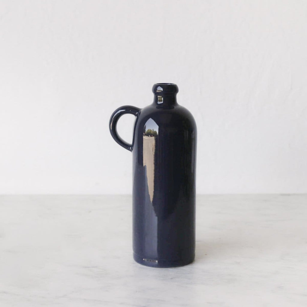 Petite Beer Bottle with Handle - MIDNIGHT BLUE - the french kitchen