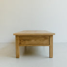 Reclaimed Wood Bread Board Coffee Table - elsie green - Custom Furniture