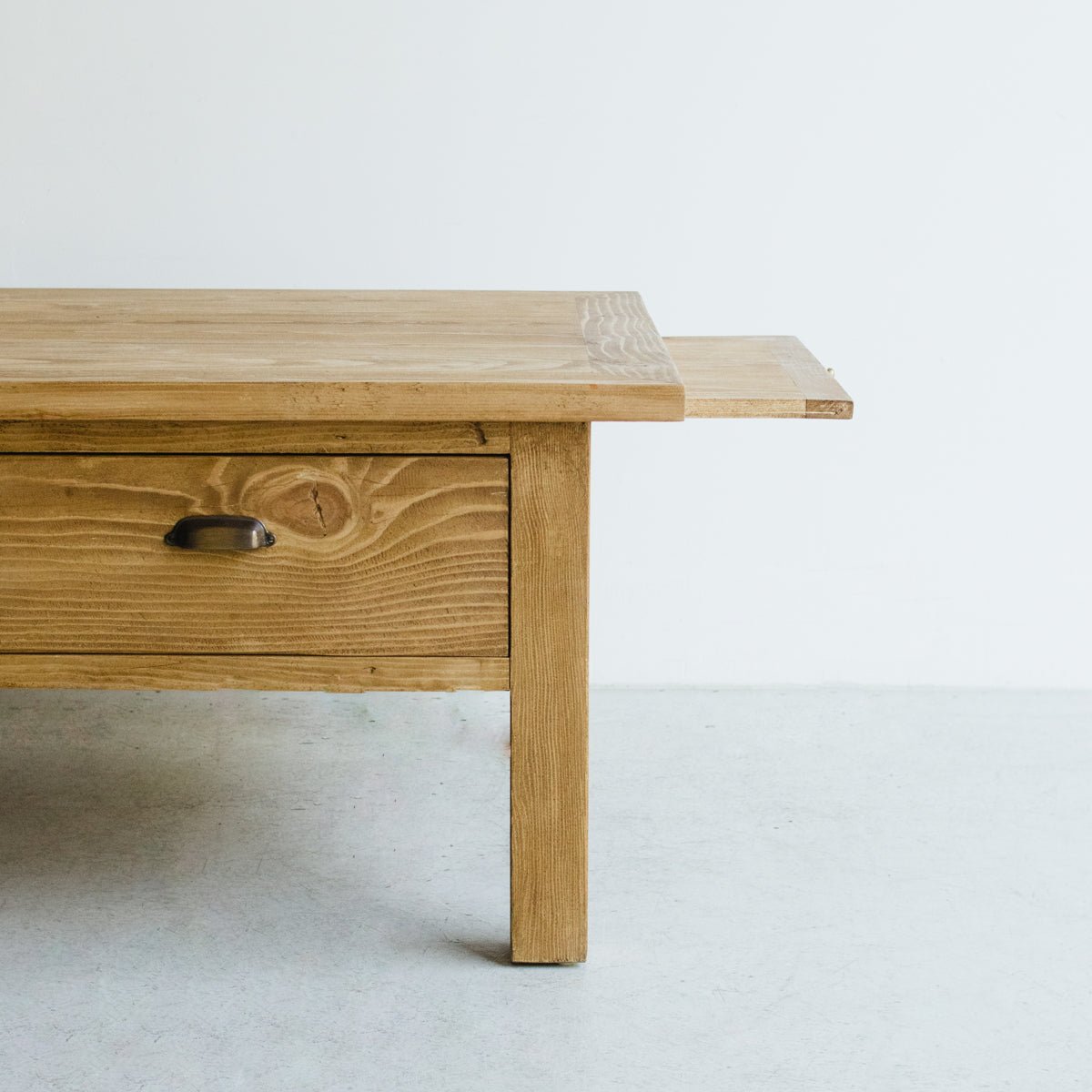 Reclaimed Wood Bread Board Coffee Table - elsie green - Custom Furniture