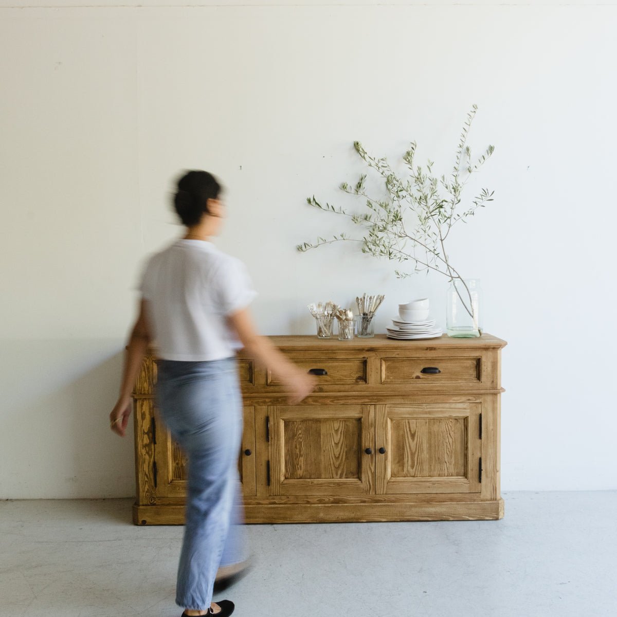 Reclaimed Wood Buffet - elsie green - Custom Furniture
