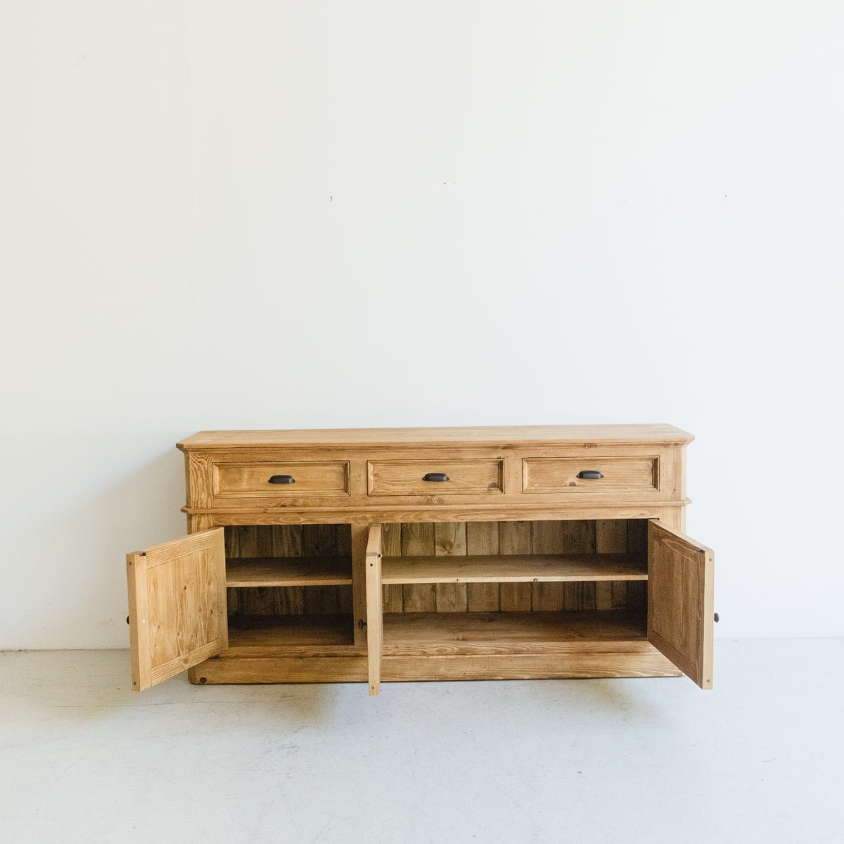 Reclaimed Wood Buffet & Hutch - elsie green - Custom Furniture
