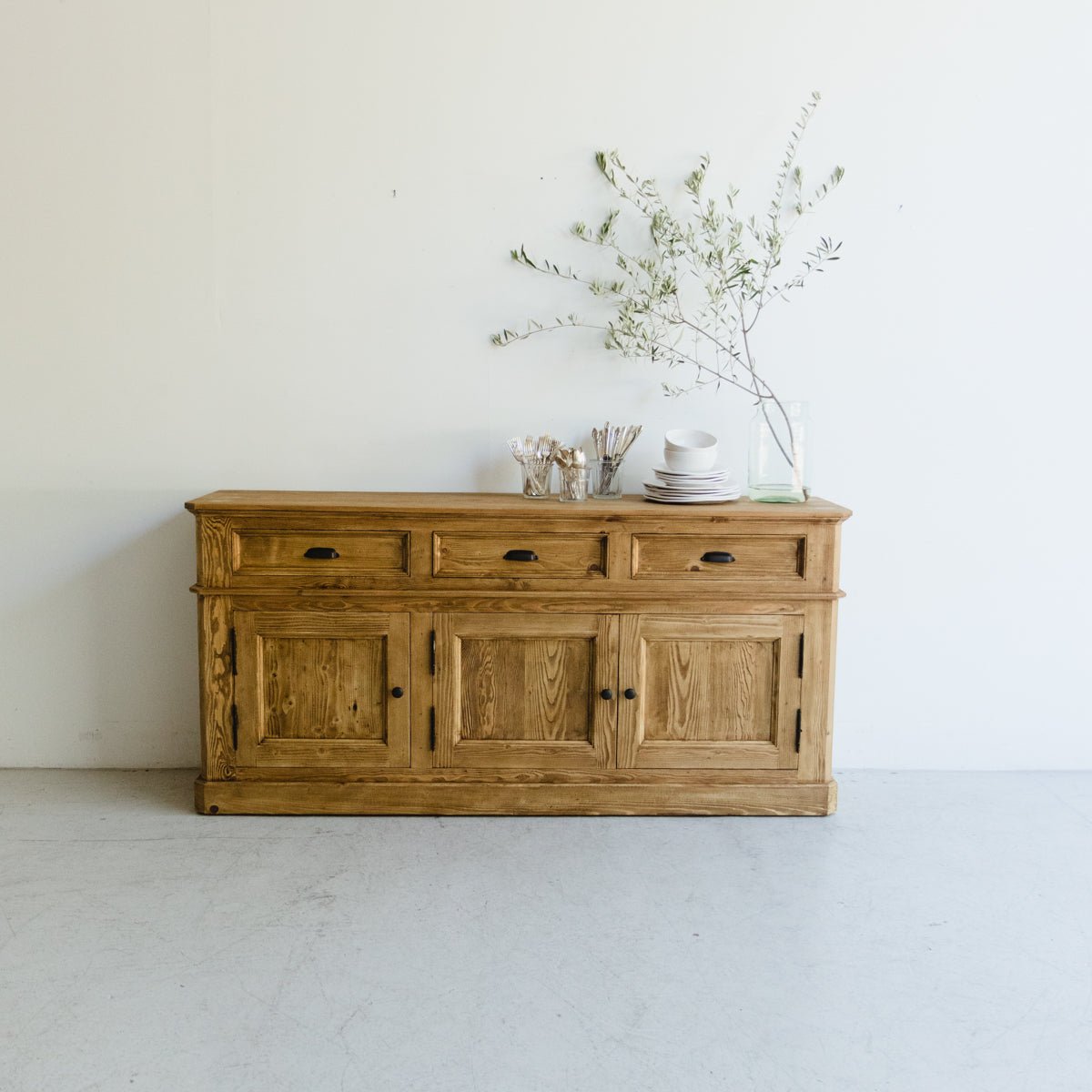 Reclaimed Wood Buffet & Hutch - elsie green - Custom Furniture