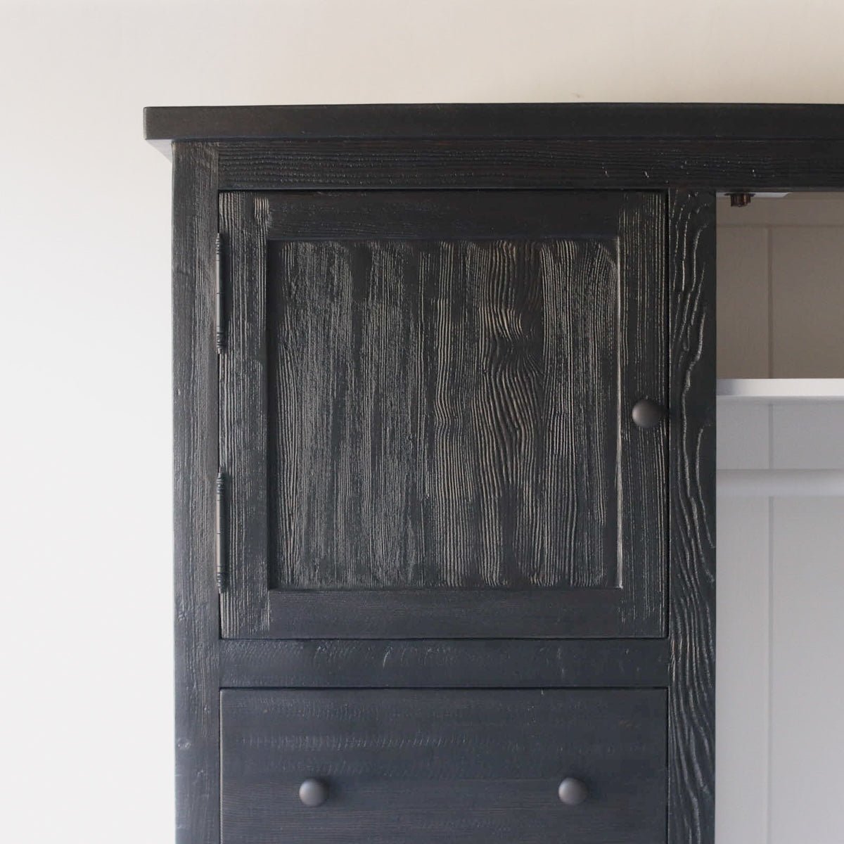 Reclaimed Wood Chifferobe - elsie green - Custom Furniture