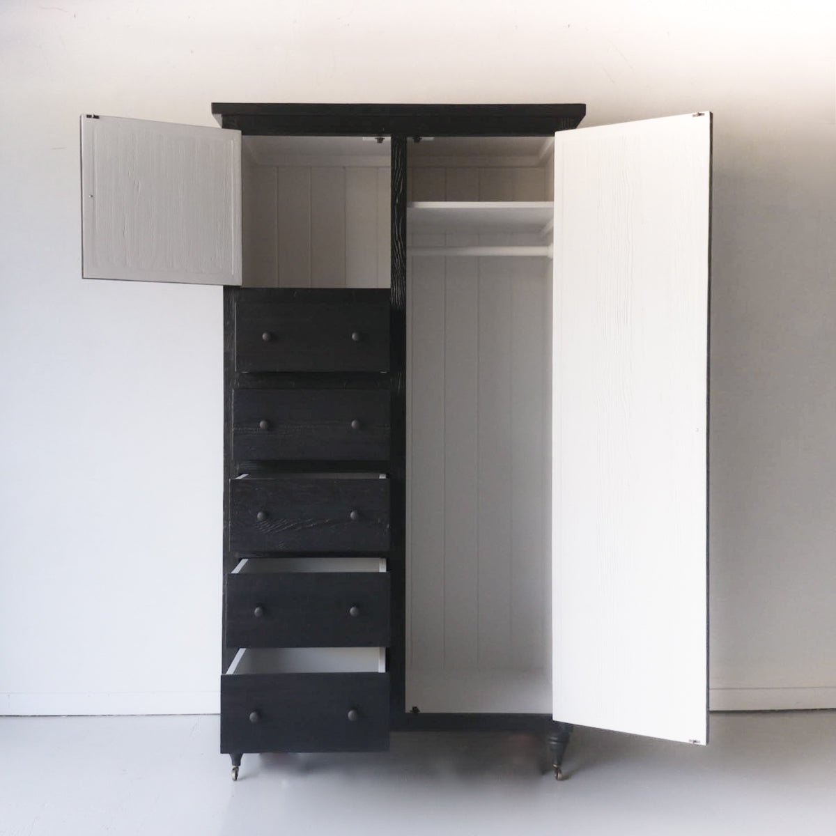 Reclaimed Wood Chifferobe - elsie green - Custom Furniture