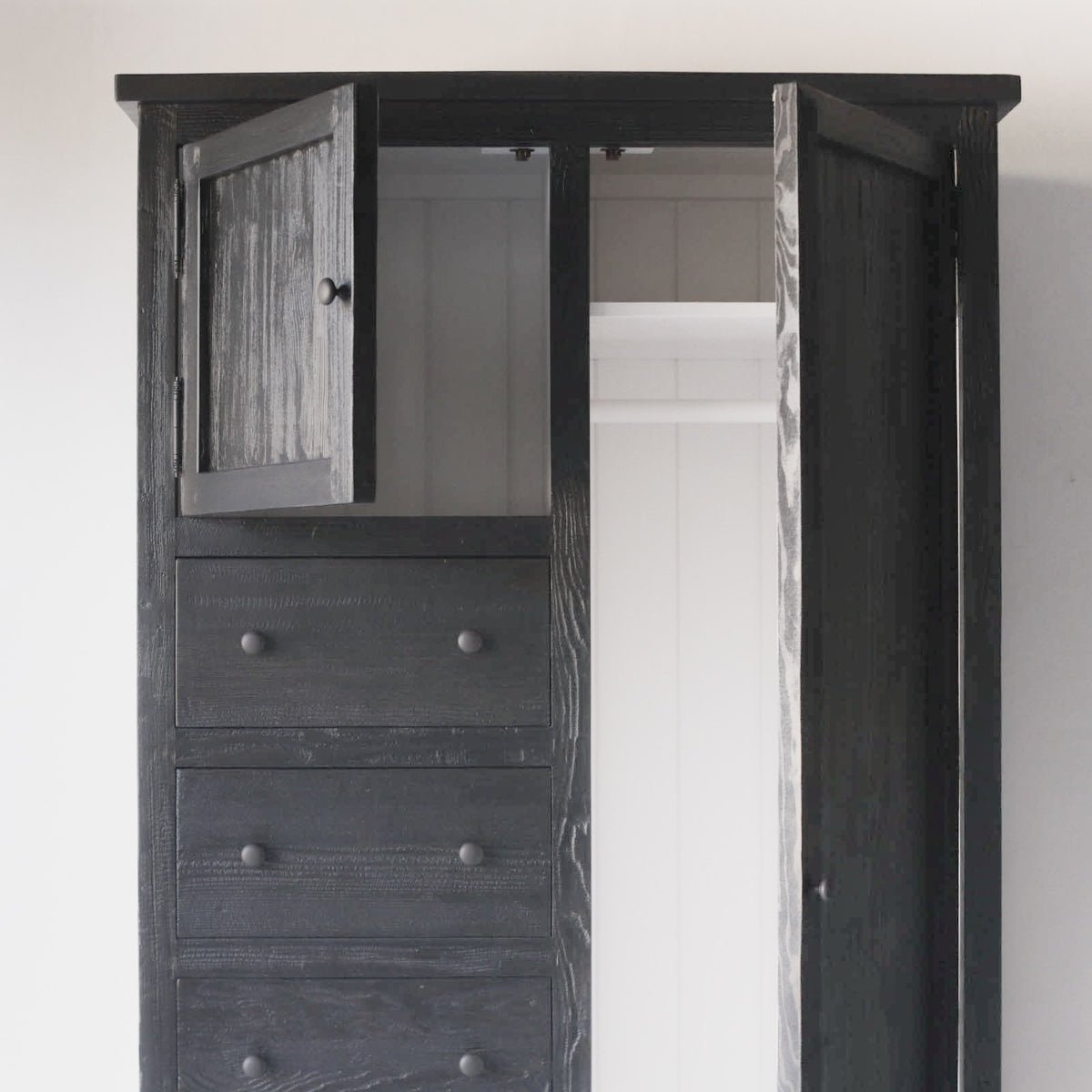 Reclaimed Wood Chifferobe - elsie green - Custom Furniture