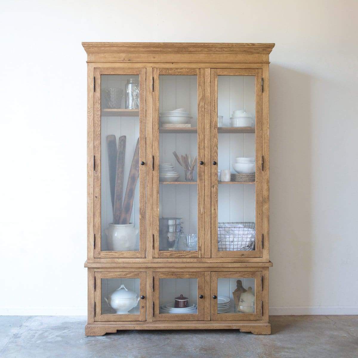 Reclaimed Wood China Closet - elsie green - Custom Furniture