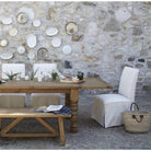 Reclaimed Wood Farm Bench - elsie green - Custom Furniture