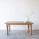 Reclaimed Wood Farm Table - elsie green - Custom Furniture