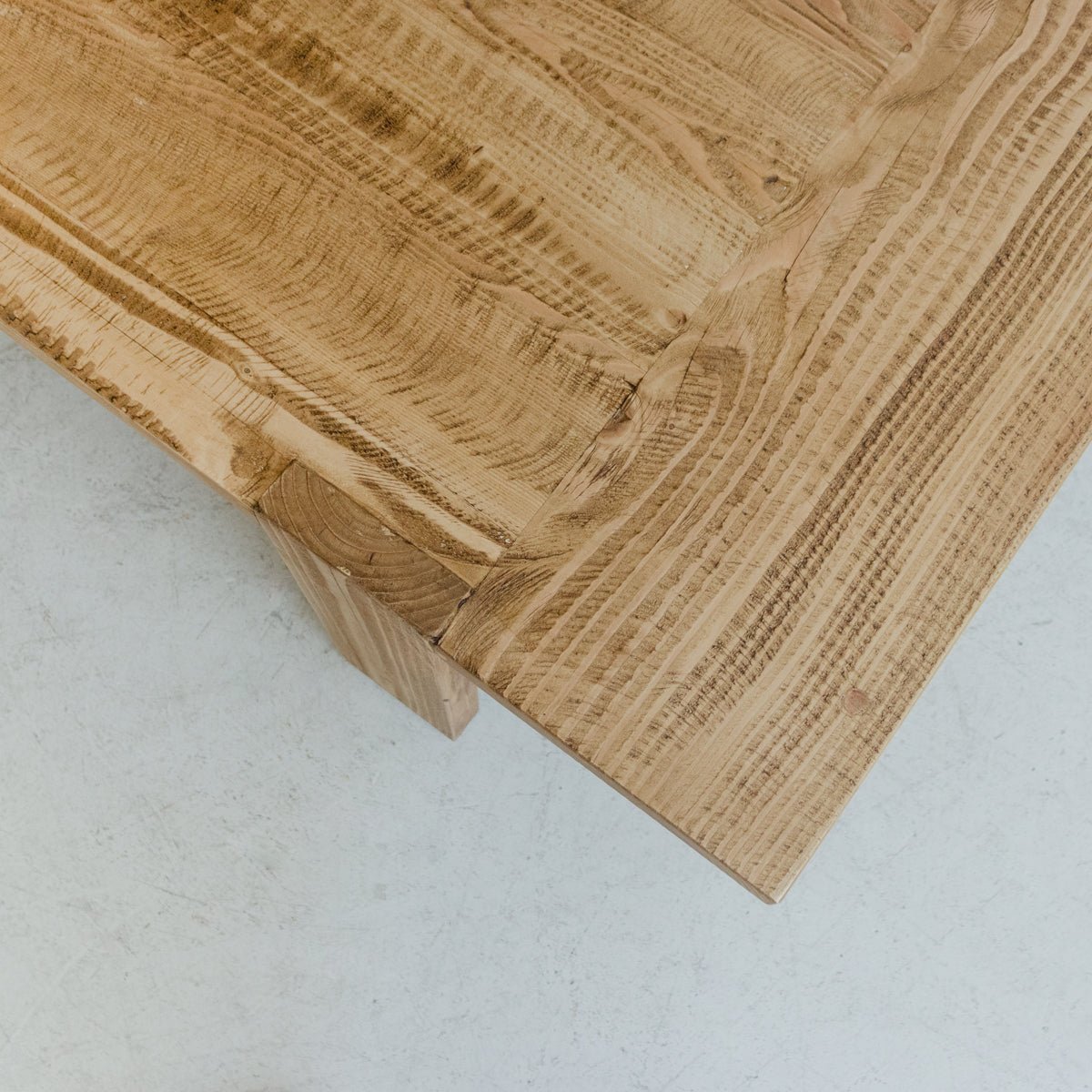 Reclaimed Wood Farmhouse Coffee Table - elsie green - Custom Furniture