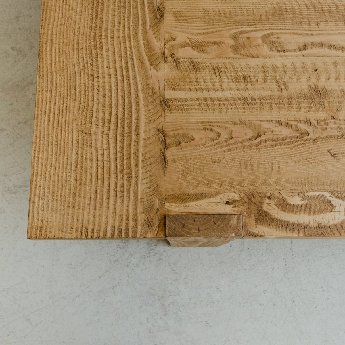 Reclaimed Wood Farmhouse Coffee Table - elsie green - Custom Furniture