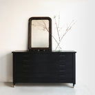 Reclaimed Wood Map Chest Console - elsie green - Custom Furniture