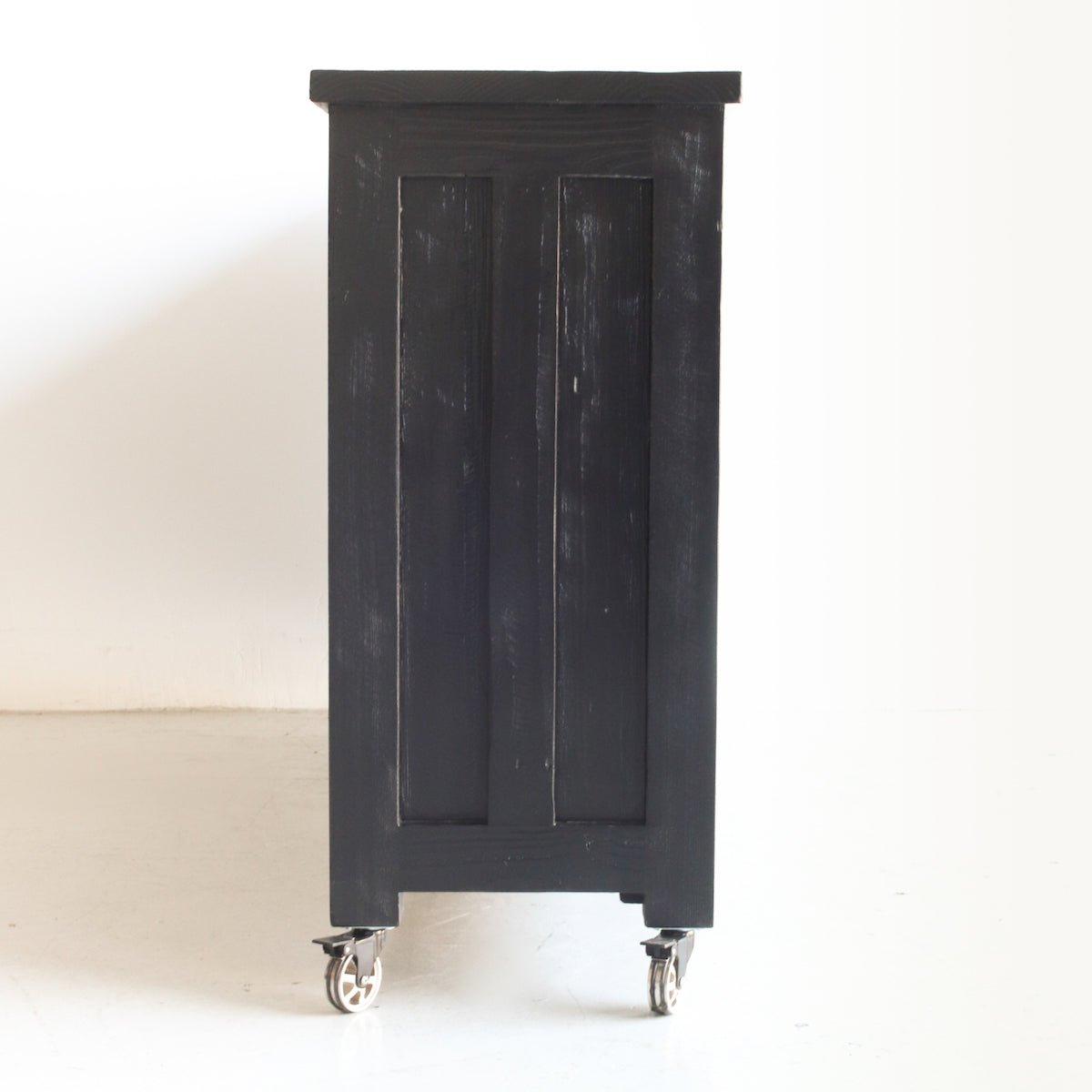Reclaimed Wood Map Chest Console - elsie green - Custom Furniture