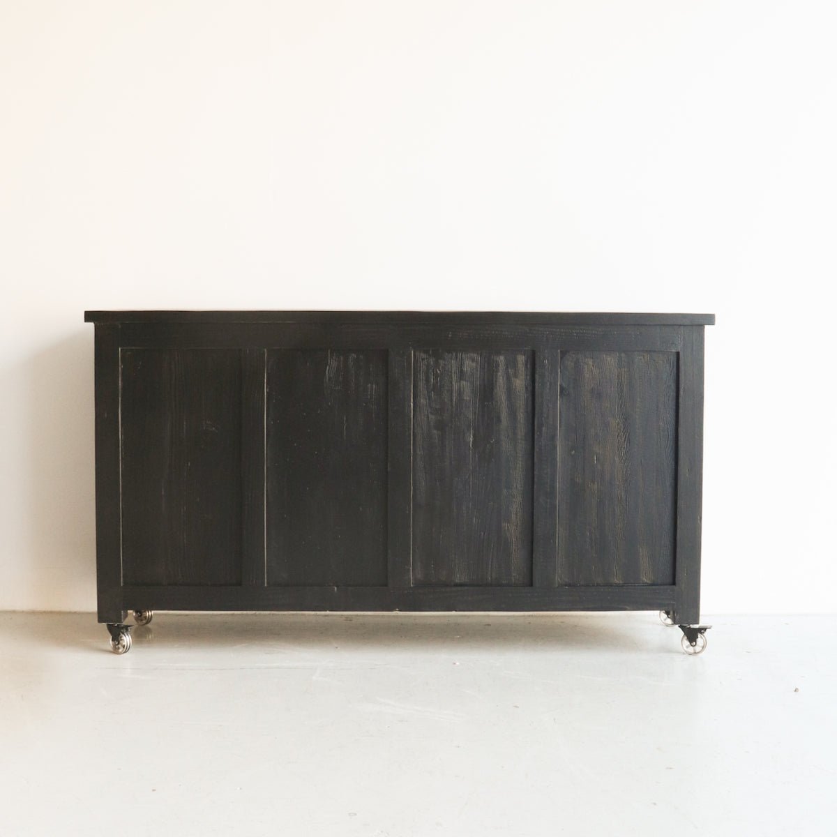 Reclaimed Wood Map Chest Console - elsie green - Custom Furniture