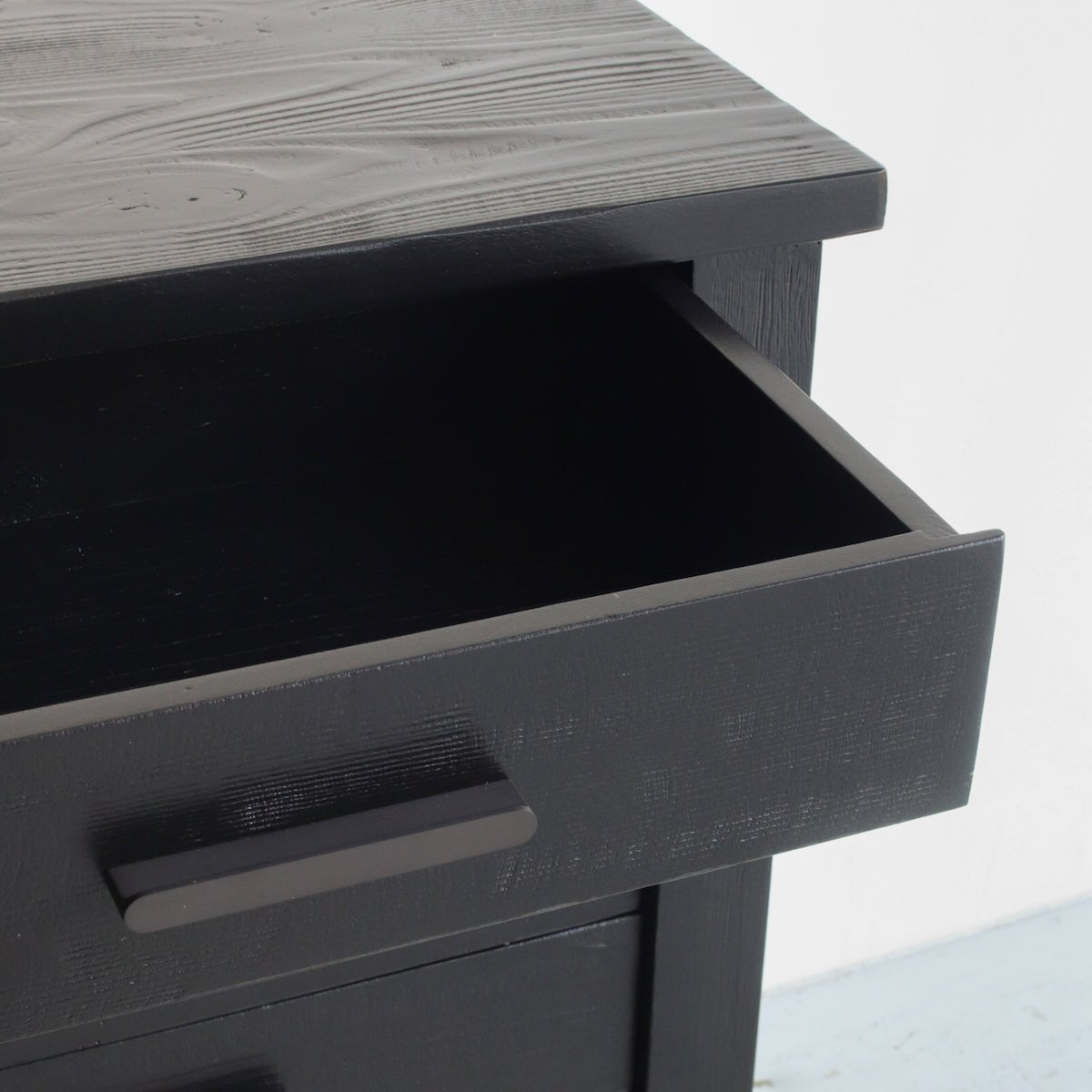 Reclaimed Wood Map Chest Console - elsie green - Custom Furniture