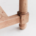 Reclaimed Wood Oval Farm Bench - elsie green - Custom Furniture