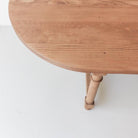 Reclaimed Wood Oval Farm Table - furniture