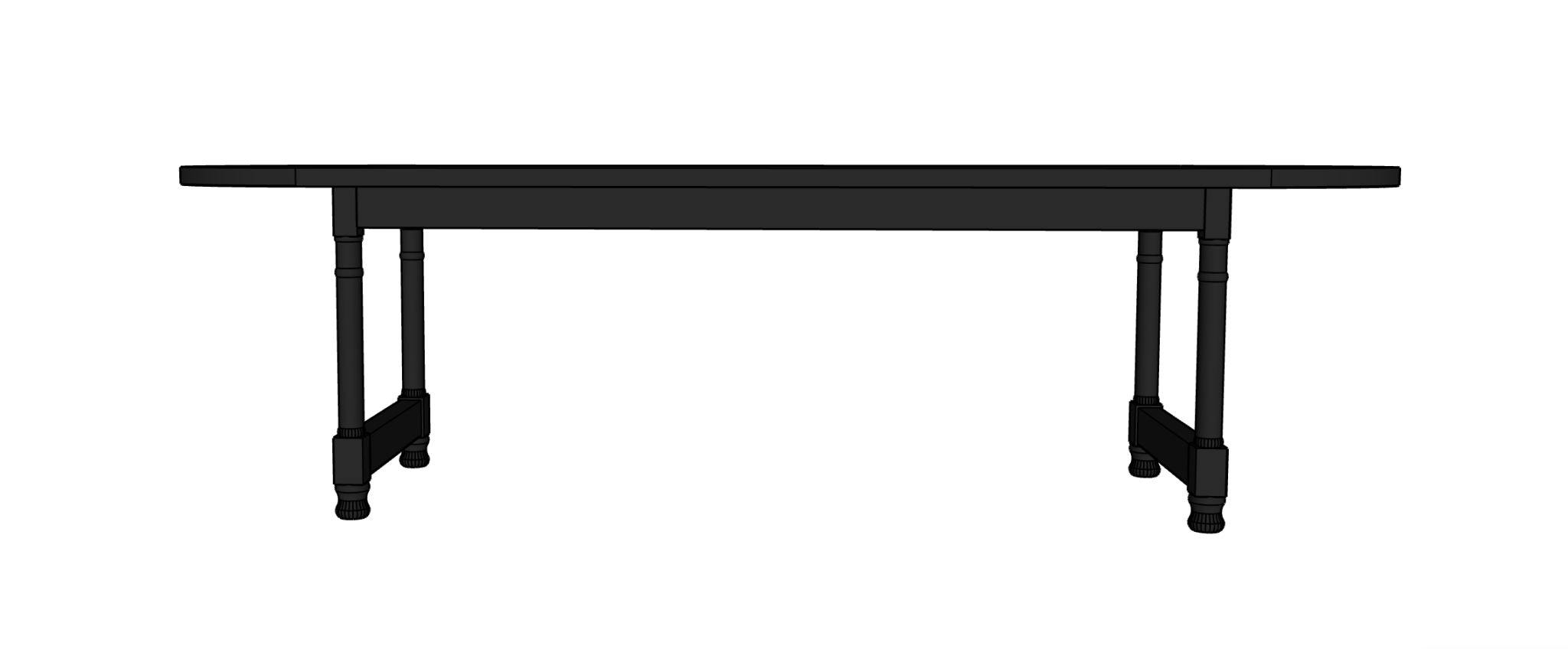 Reclaimed Wood Oval Farm Table - elsie green - Custom Furniture