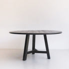 Reclaimed Wood Round Dining Table - elsie green - Custom Furniture