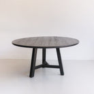 Reclaimed Wood Round Dining Table - elsie green - Custom Furniture