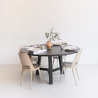 Reclaimed Wood Round Dining Table - elsie green - Custom Furniture
