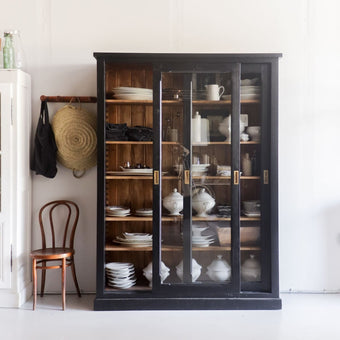 Reclaimed Wood Sliding Door Cabinet | elsie green | custom furniture